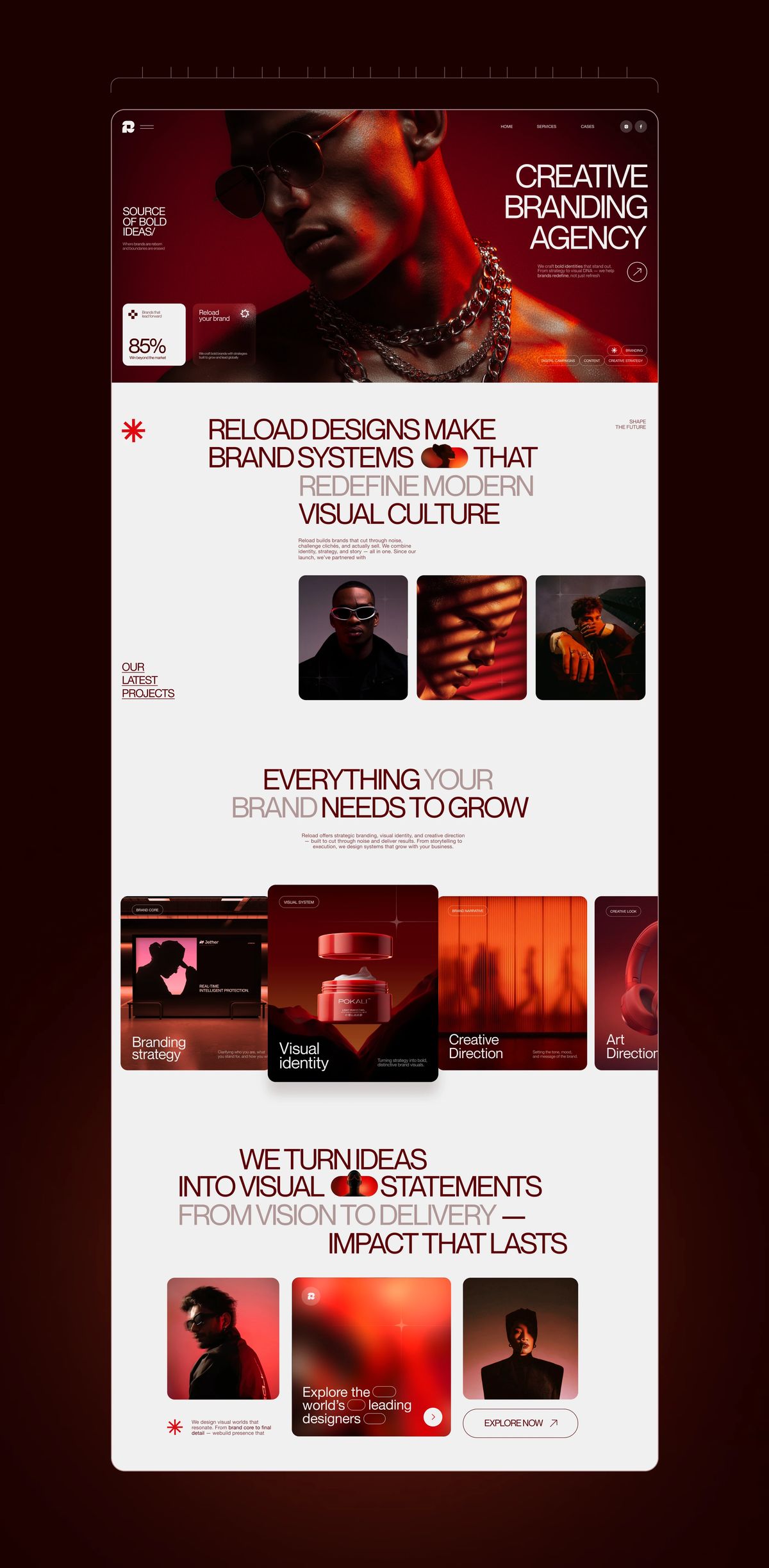 Service business website design project Alexandria Virginia